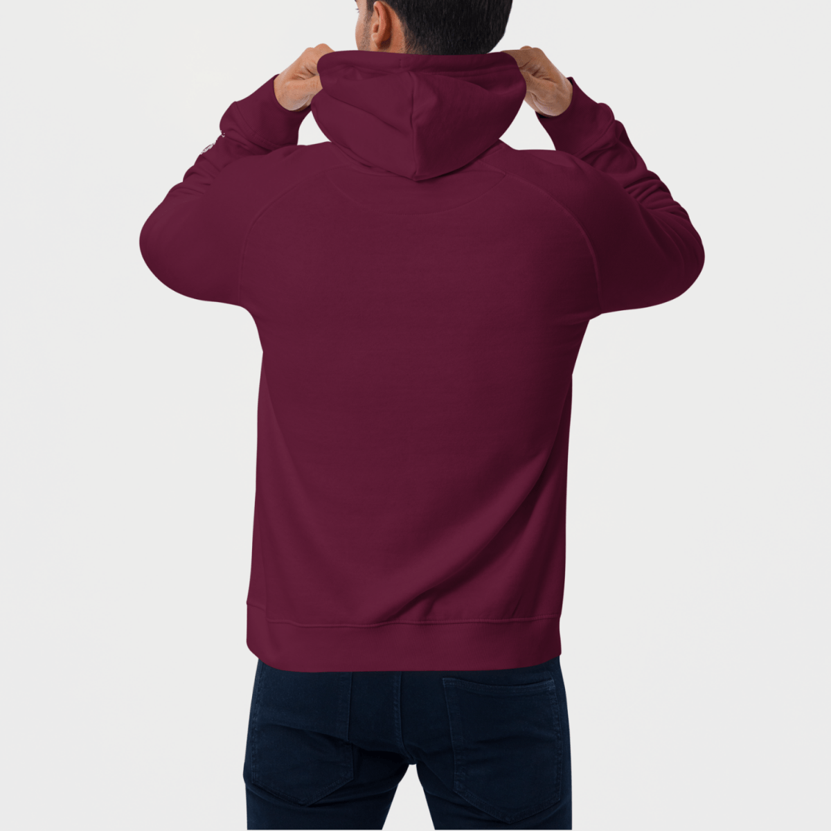 Lightning Crest Hoodie – Embroidered Front – premium Greek mythology streetwear by Olympian Studio