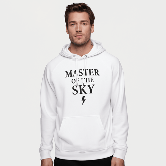 Master of the Sky Hoodie – premium Greek mythology streetwear by Olympian Studio