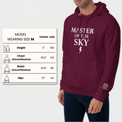 Master of the Sky Hoodie – premium Greek mythology streetwear by Olympian Studio