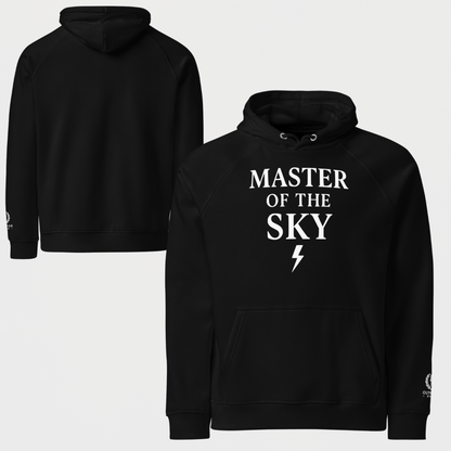 Master of the Sky Hoodie – premium Greek mythology streetwear by Olympian Studio