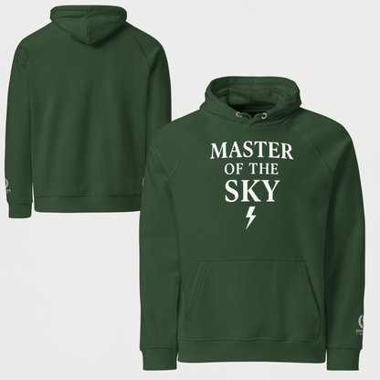 Master of the Sky Hoodie – premium Greek mythology streetwear by Olympian Studio