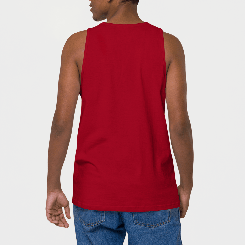 Poseidon Crest Tank Dark - Men's Tank Top for Men - Olympian Studio