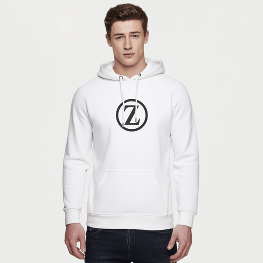 Z Symbol Hoodie – Embroidered Front – premium Greek mythology streetwear by Olympian Studio
